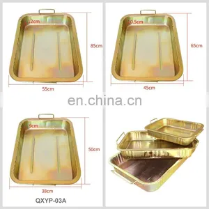 Auto Engine Oil Drip Tray Metal Large Oil Drain Pan With Handle thumbnail-5