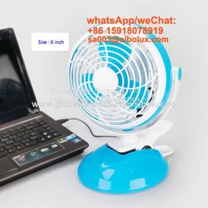 6 Inch USB Portable Table Fan and Clip 2 in 1 Mini Fan/desk Fan thumbnail-1