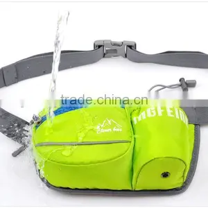 Hiking Waist Pack, Outdoor Water Resistant Waist Bag With Water Bottle (Not Included) Holder, Running Belt Bag Pouch Fanny Pack thumbnail-1