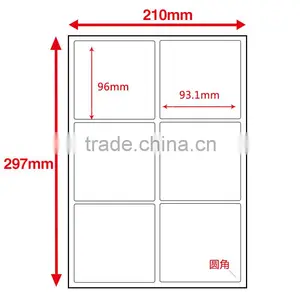 SINMARK Matte Surface 96mm*93mm Paper Printing Nail Sticker thumbnail-2