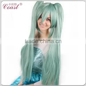 Beauty Long Light Blue Two Ponytail Cosplay Wig thumbnail-2