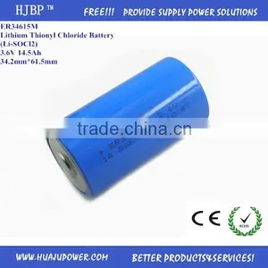 High Power 3.6V Lithium Battery/Li-SOCl2 Battery D Size ER34615M thumbnail-1