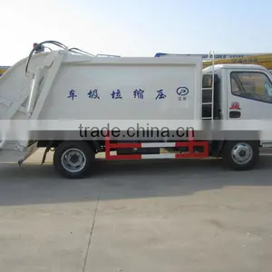 DFAC 5cbm Small Refuse Compactor Garbage Truck thumbnail-3