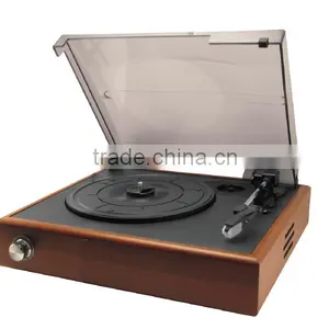 DS-2018:Simple Design! Vintage Vinyl Record Player With PC Recording thumbnail-2