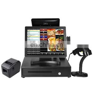 Terminal Point Sale 6 Digit Pin Offline All One Tablet System Built-in 8inch Customer Display Touch Screen Pos Machine thumbnail-4