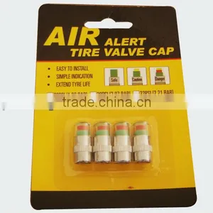 Automotive Car Tire Valve Caps Pressure Gauge Indicator thumbnail-1