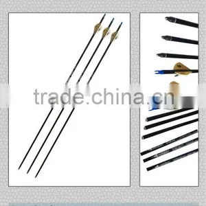 Hot Sale Linkboy Plastic Vanes Black Carbon Arrow Hunting thumbnail-1