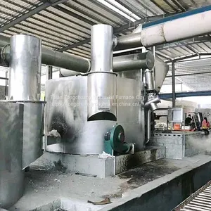 Waste Aluminum Molten Die Casting Casting Furnace Aluminum Ingot Furnace 5 Tons of Fuel Gas Molten Aluminum Furnace thumbnail-1