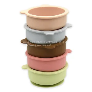 Bear Silicone Snack Bowl With Suction Bottom thumbnail-2