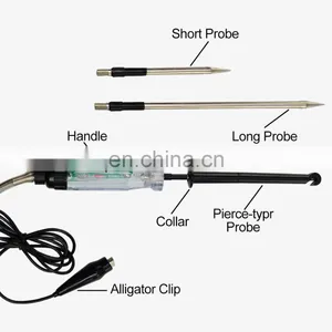 ALLOSUN GK5225 Automotive Wire Piercing DC Voltage Circuit 6V / 12V Hook Probe Tester 59 Inch Cord With LED & Buzzer Indicator thumbnail-2