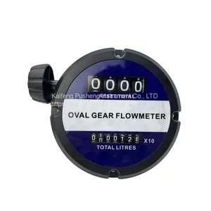 Diesel/kerosene/oil Flowmeter Elliptical Gear Flowmeter Mechanical/electronic Reading Thread Connection thumbnail-3