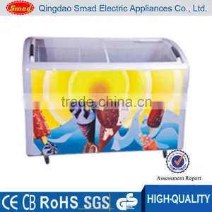 Supermarket Showcase Refrigerator Commercial Freezer Supermarket Open Display Fridge Blast Freezer thumbnail-3