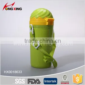 Fashion Ice Cream Shaped Plastic Sport Straw Bottle for Kids thumbnail-3