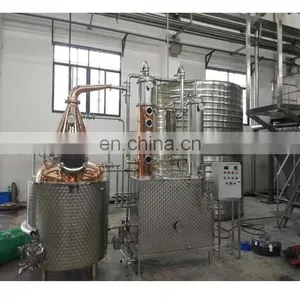 Stainless Steel Ethyl Alcohol Distiller Ethyl Alcohol Distil Machine Ethyl Alcohol Distillation Tower thumbnail-5