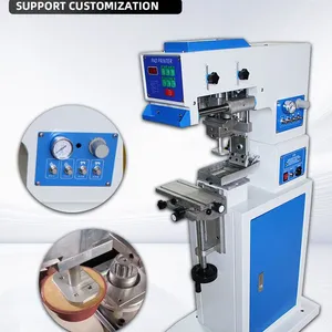 Single Color Pad Tempo Pad Printers Manual Tampography Printing Machine Automatic Logo Pen Barrel Pad Printer thumbnail-1