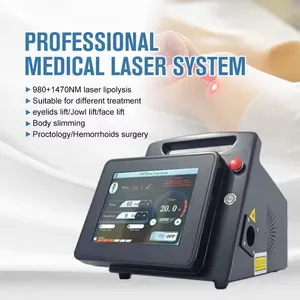 Professional Facial Slimming Face Lift Anti-Aging 1470 Diode Liposuction Machine 1470nm Laser Endolifting Lipolysis thumbnail-3