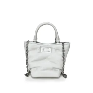 2025 Summer New Nichedesign Unique Down Cloud Space Cotton Pillow Bag Soft Leather Crossbody Bag Fashionable Single Strap thumbnail-2