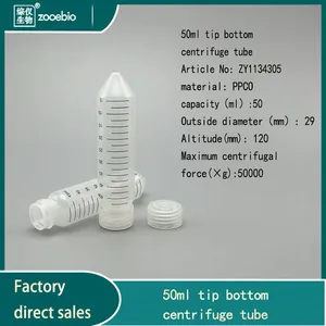 50ml Centrifuge Tubes, Laboratory Sample Tubes Centrifuge Tubes, Autoclavable thumbnail-5