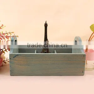 Multifunctional Wooden Partition Beverage Storage Tray Box thumbnail-5