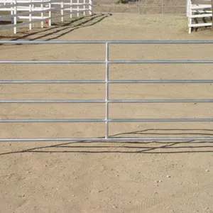 Fabriklieferung: Landwirtsschaftlich genutzte Viehfences, Pferdehofpanels, verzinkte tragbare Gehegefence-Panels zum Verkauf thumbnail-3