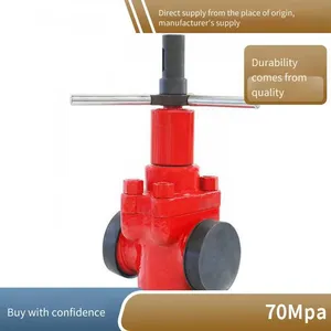 Langfeng Forged External Thread High-pressure Mud Gate Valve, Special Flat Valve for Oil Fields, Customizable thumbnail-2