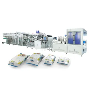 Full Automatic 12 Lanes Twin Rolls Wet Wipes Making Machine thumbnail-3