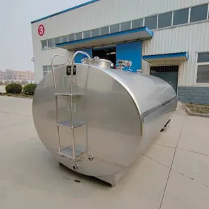 5000L Stainless Steel Fresh Milk Cooler Storage Tank Milk Cooling Tank Dairy Processing Machine thumbnail-5