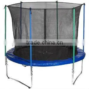 8ft Trampoline With Safety Net and Ladder,pads thumbnail-1