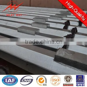 Conical HDG 16m Electricity Pole for Power Transmission thumbnail-4