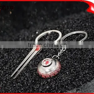 Wholesale Hot Salling Fahion Designs Tableware Shape Metal Keychain thumbnail-1
