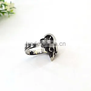 Latest Silver Fashion Jewelry 2016 Big Szie Ring Designs Stainless Steel Rings thumbnail-2