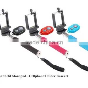 Cheap Selfie Stick ,monopod Selfie Stick Rubber Capmonopod Bluetooth Pod for Cellphone thumbnail-1