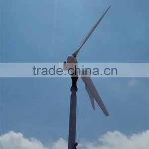 New Energy Green Non Polluting Small Horizontal Axis 5KW Wind Power Generator thumbnail-1