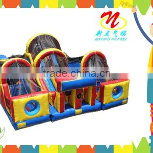 0.55mm Pvc Inflatable Games Obstacle Course thumbnail-1