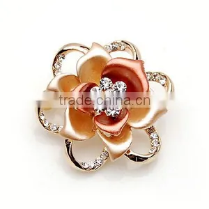 Classic Joker Set Crystal Rhinestone Flower Brooch thumbnail-4