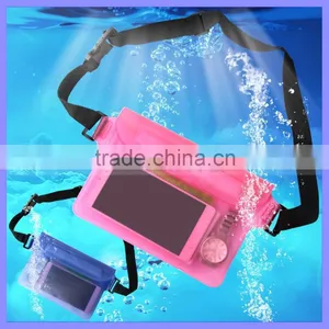 215*150mm Waterproof Big Waist Bag for Iphone 6 6plus 5s 5c Galaxy Note2/3/4 s4 s5 Underwater Sports Bag thumbnail-1