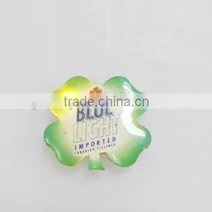 Personality Leaf Shaped LED Badge Pin Lighting for Party thumbnail-1