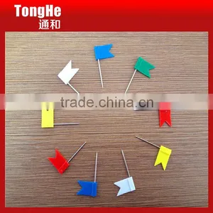 Colorful Decorative Plastic Flat Flag Pins for Gifts thumbnail-3