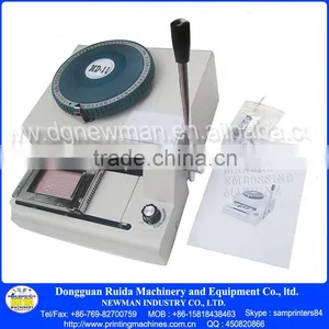 Manual Credit PVC Smart Card Embossing Machine thumbnail-3