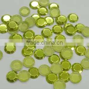 Wholesale Peridot Hot Fix Rhinestud, Hotfix Rhinestud, Hot Fix Metal Studs, Metal Studs Hotfix, Transfer Rhinestud for Bag thumbnail-1