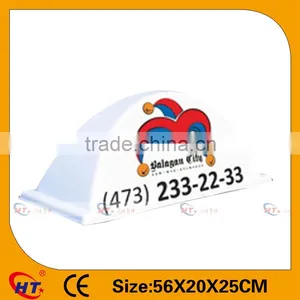 White PP Plastic Neon Taxi Sign With High Quality thumbnail-1