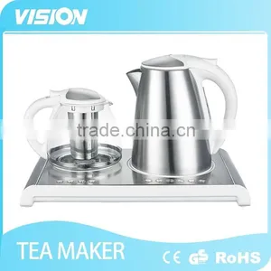 8995TT-E2 Electric Stainless Steel Tea Maker With Digital Kettle thumbnail-1