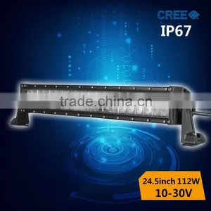 112W 10080LM 24.5 Inch LED Light Bar for Car thumbnail-1
