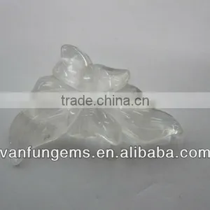 Crystal Carved Freeform Flower thumbnail-1