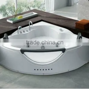 DOUBLE PERSON CORNER STYPE HD7007 MASSAGE BATHTUB thumbnail-1