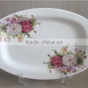 Modern Porcelain Plate Plain White thumbnail-1