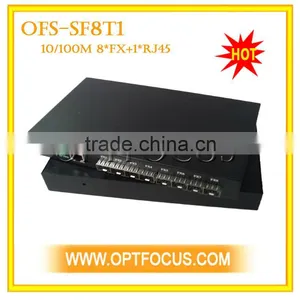 100M 8 SFP +1 RJ45 Ethernet Switch With Eight SFP Ports thumbnail-1