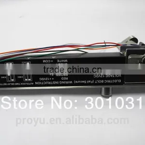 NO Eletric Bolt Lock With Mort Lock 2000Kg Holding Force With Cylinder Key PY-EL14 thumbnail-2