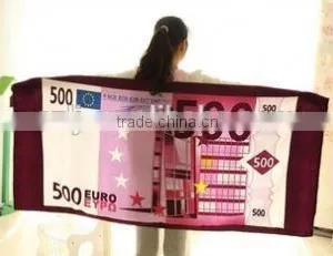 100% Polyester Chinese Imports Wholesale Personalised Red Beach Towel thumbnail-1