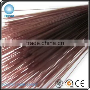High Elastic Triangular Profile PET Broom Fiber in Brown Color, Can be Mixed With Other Colors thumbnail-1